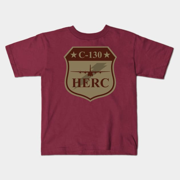 Herc - C-130 Hercules Kids T-Shirt by TCP